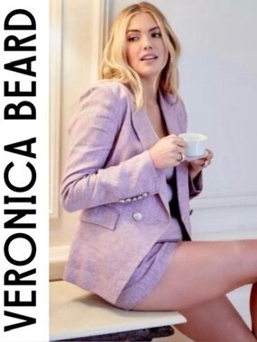 Veronica Beard 💜 Miller Linen Blazer & Kimm Short Set